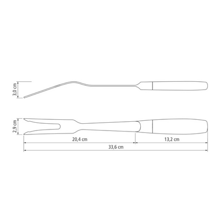 Tramontina Cronos Carving Fork, Stainless Steel